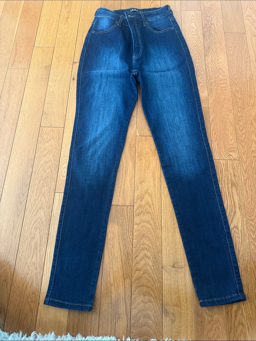 AKIRA Dark Indigo Straight Leg Jeans
